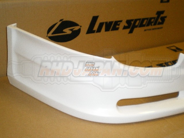 LIVE SPORTS Front Lip Spoiler Type B White Primer Gel Coat - EP91 Kouki