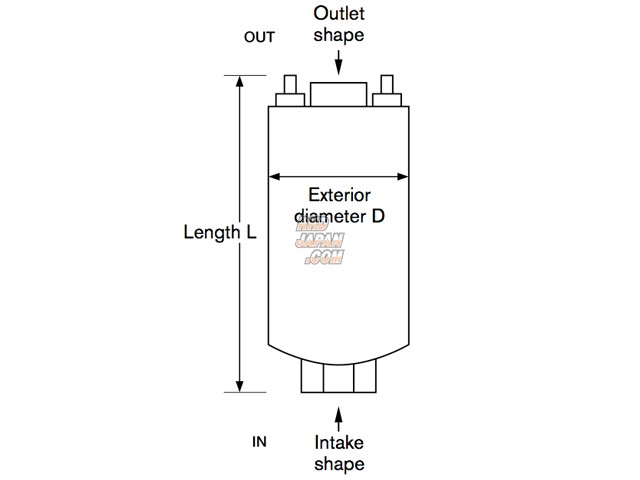 Nismo High-Flow Volume Fuel Pump General Purpose 3.6L