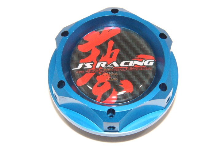 J's Racing SPL Oil Filler Cap - Blue Honda M32/M33 X P3.5