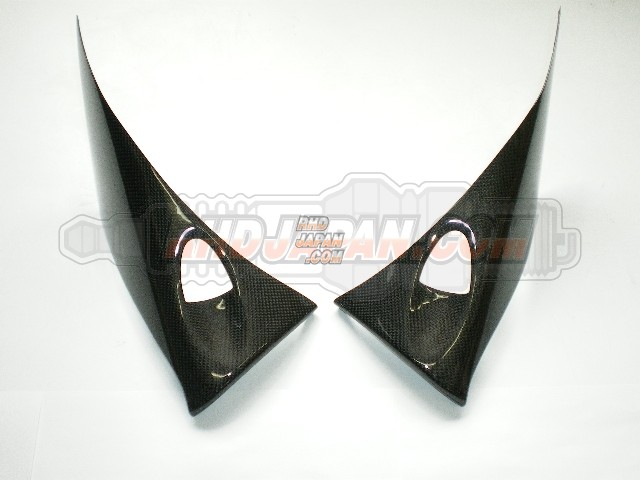 RSW Dashboard Corner Panel Black Carbon Fiber Twill Weave - Z33