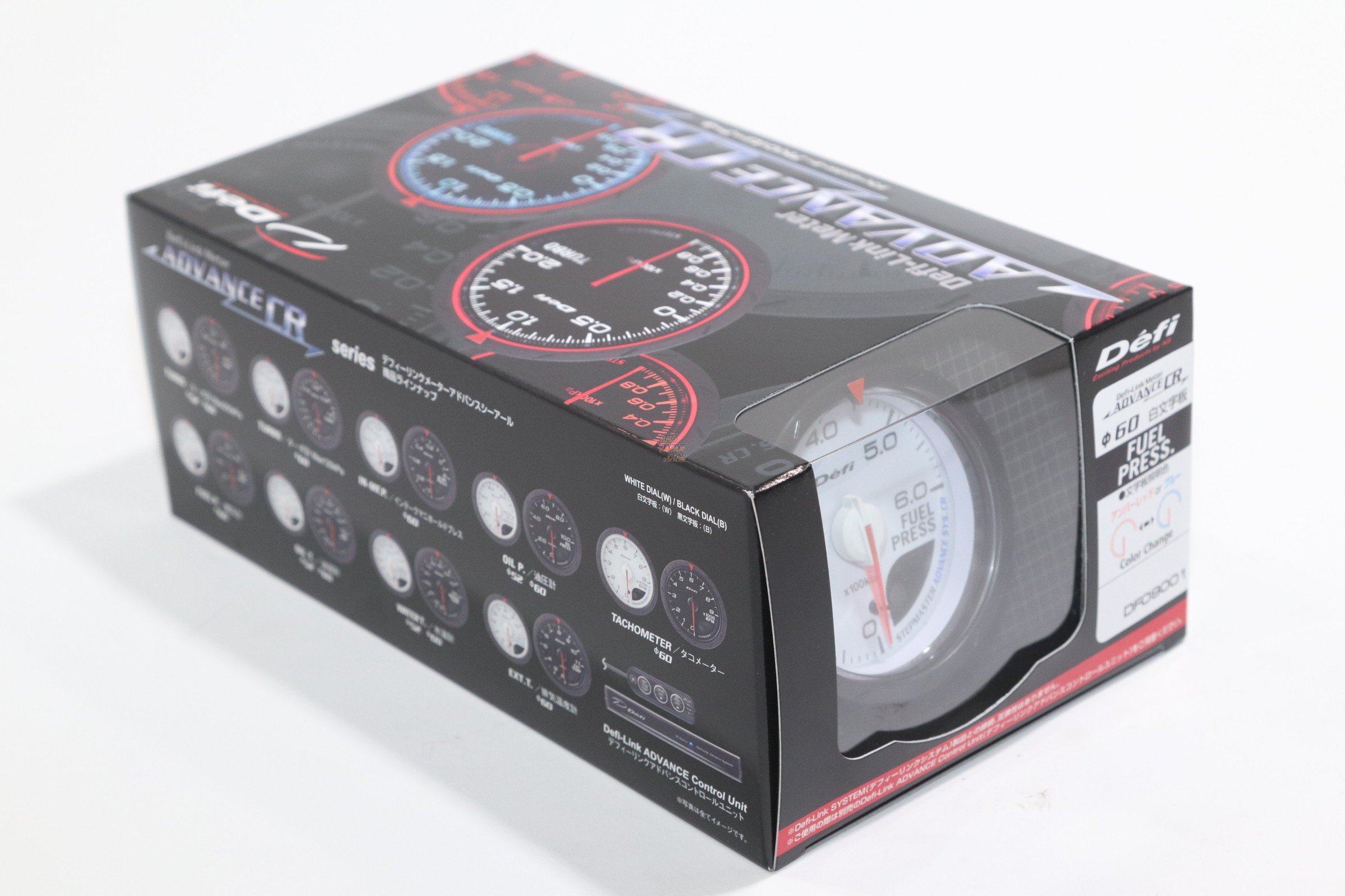 Defi Link Advance CR Fuel Pressure Gauge 60mm - White
