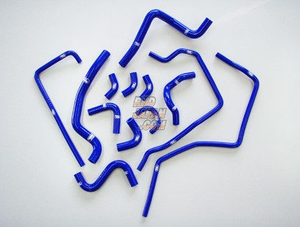 Samco Heater Hose Kit Blue - GDB WRX STI C to D