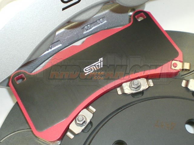 STI 6-Pot Full Brake Set Front Calipers Rotors Pads Lines