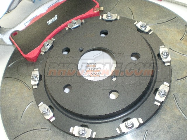STI 6-Pot Full Brake Set Front Calipers Rotors Pads Lines