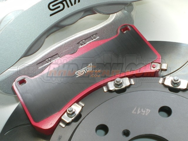 STI 6-Pot Full Brake Set Front Calipers Rotors Pads Lines