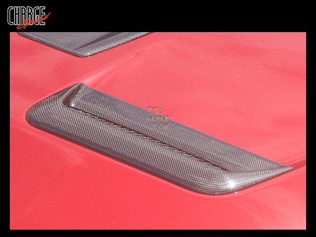 Charge Speed Carbon Fiber Bonnet Side Air Duct - Lancer Evolution X CZ4A