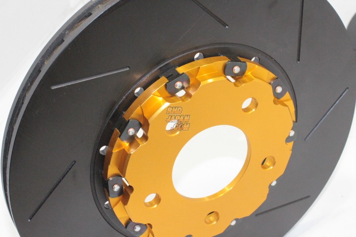 Biot Two Piece Front Brake Rotors Nissan Gold Bell Housing