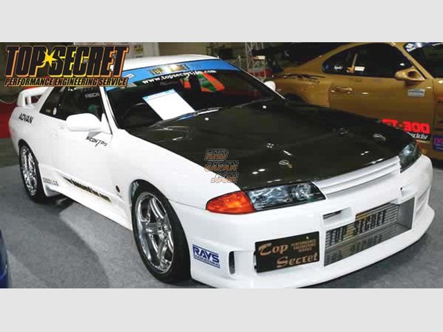 Top Secret G-Force Front Bumper Spoiler - Skyline GT-R BNR32 - RHDJapan