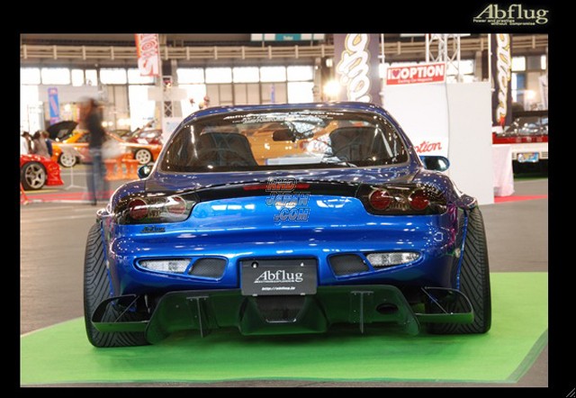 Abflug Rear Bumper Spoiler ver. Cv & Rear Diffuser & Muffler Set Mazda RX-7 FD3S