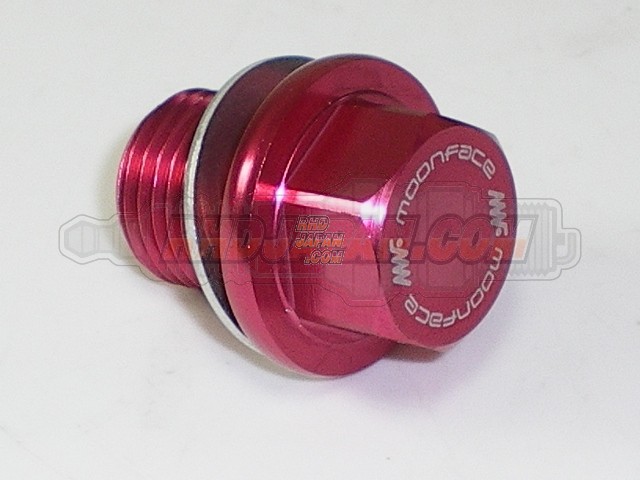 MoonFace Lightweight Oil Filler Bolt Type-5 Red - M16 X P1.50