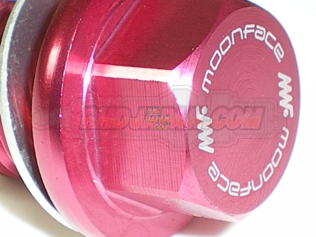 MoonFace Lightweight Oil Filler Bolt Type-5 Red - M16 X P1.50