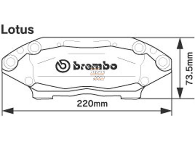 Brembo Front 330x28 One Piece + Four Piston Caliper –