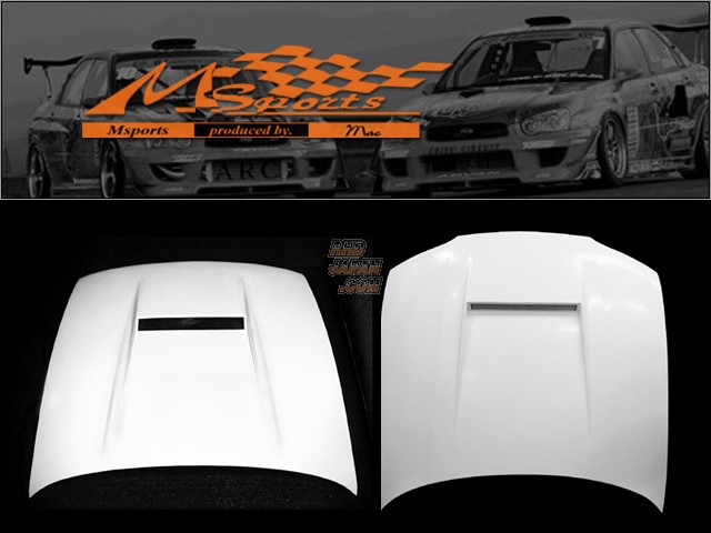 M-Sports FRP Bonnet Hood - S13 PS13