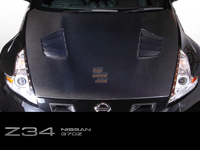 Varis Cooling Bonnet Hood VSDC Carbon - Z34 - RHDJapan