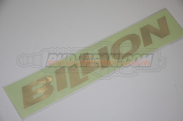 Billion GT Spec Large Logo Sticker - White