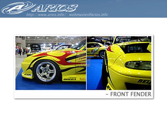 ARIOS Blister Wide Fender Full Set FRP - Roadster NA6CE NA8C