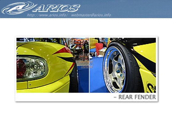 ARIOS Blister Wide Fender Full Set FRP - Roadster NA6CE NA8C