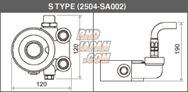 HKS Oil Cooler Kit S Type - Impreza WRX STI GDB Applied Model F / G