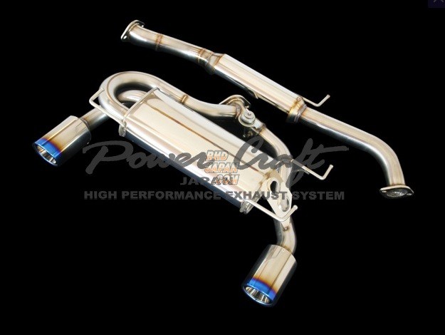 Power Craft Hybrid Exhaust Muffler System - Fairlady Z Z33 Skyline CPV35 -  RHDJapan