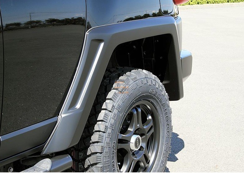 JAOS Over Fender Set Black Molding - FJ Cruiser