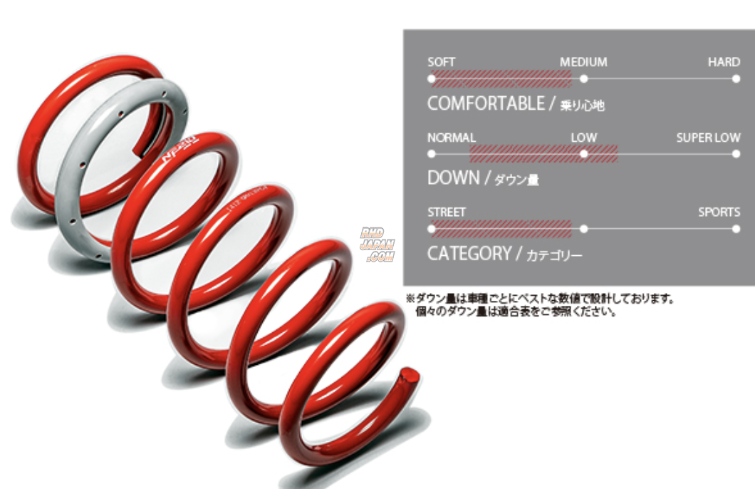 Tanabe Sustec NF210 Lowering Spring Full Set Normal Feeling - Biante CCEFW