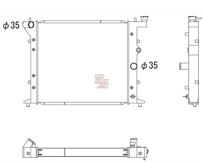 KOYO Type F Aluminum Radiator - JZX90