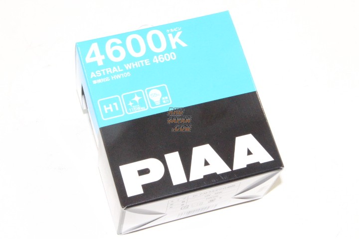 PIAA Astral White 4600k Halogen Bulbs H1