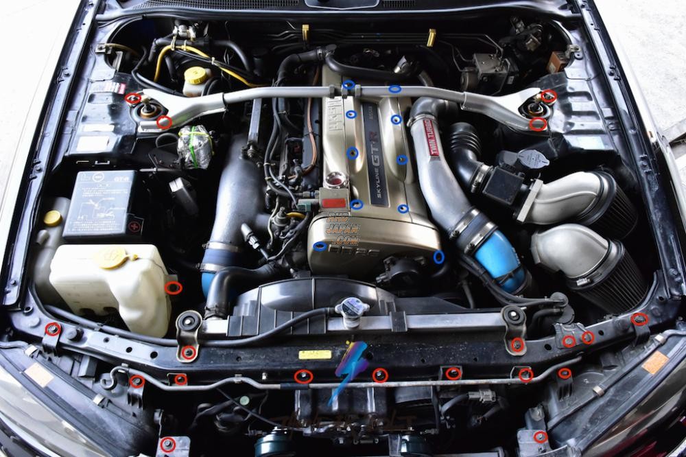 Thunder Bolt Titanium Chassis & Engine Custom Kit - Skyline BNR34 GT-R