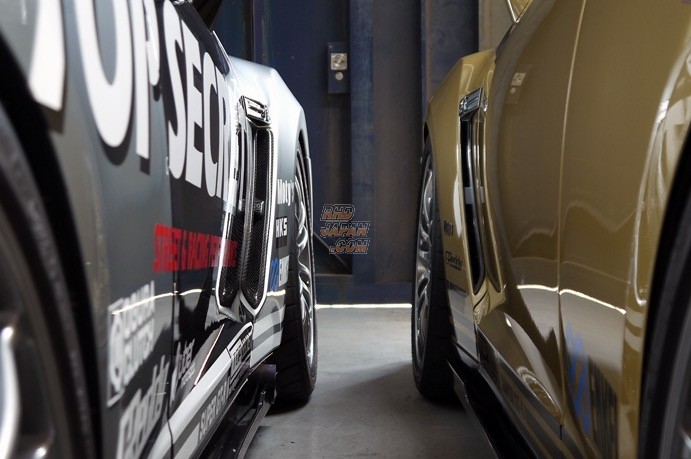 Top Secret Front Wide Fender Set FRP Type 2 - GT-R R35 MY11~ Bumper