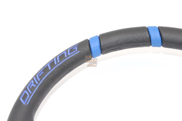 MOMO Drifting Steering Wheel 350mm - Blue - RHDJapan