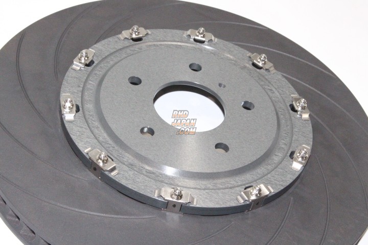 Dixcel 2 Piece Curve Slit-12 Brake Rotor Rotor Assembly Set Rear - R35 GTR