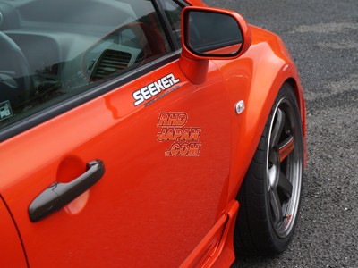 Seeker Ultimate Wide Body Front Lip Spoiler Fender Set FRP - Civic Type-R FD2