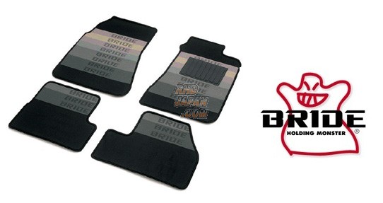 BRIDE Front and Rear Floor Mat Set - S13 180SX