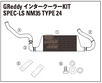 Trust GReddy Spec-LS Intercooler Core - NM35
