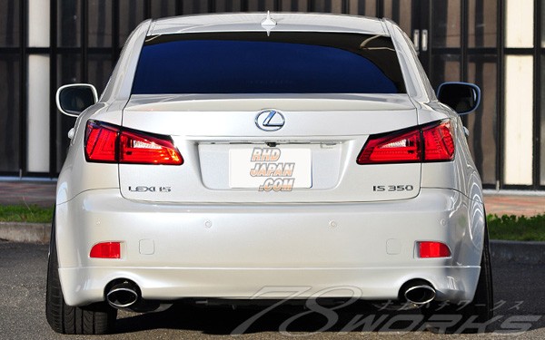 78 Works Fiber Full LED Tail Set Red Clear - Lexus GSE20 GSE21 GSE25 USE20