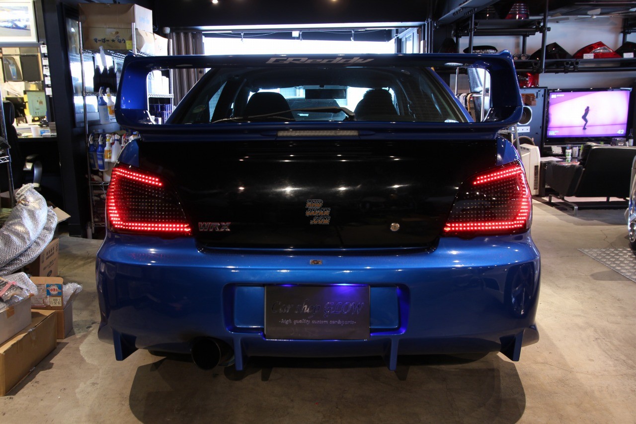 Car Shop GLOW Custom LED Tail Lights Smoked Ver 1 Impreza WRX GDA GDB RHDJapan