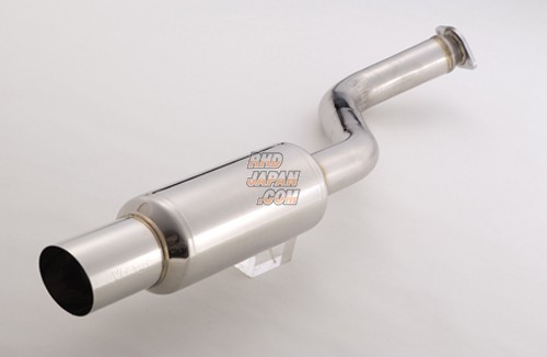 Blitz Nur-Spec NUR S Muffler Exhaust System Rear Piece - NCP61 OEM Bumper -  RHDJapan