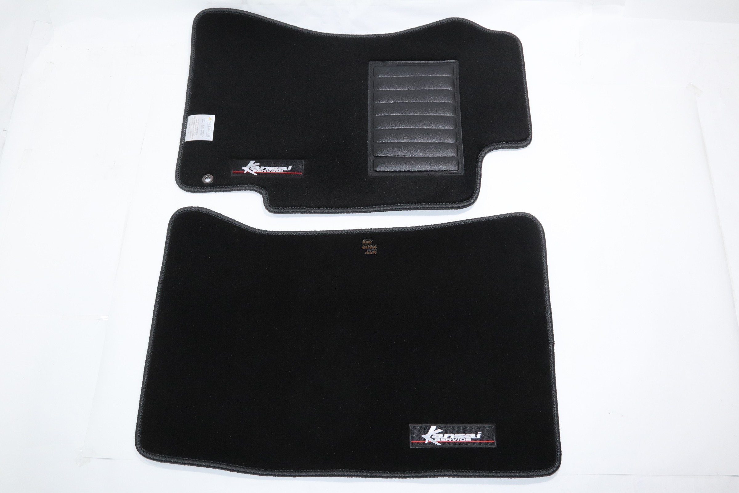 Kansai Service Floor Mat Set Front and Rear Black Stitch - GDB