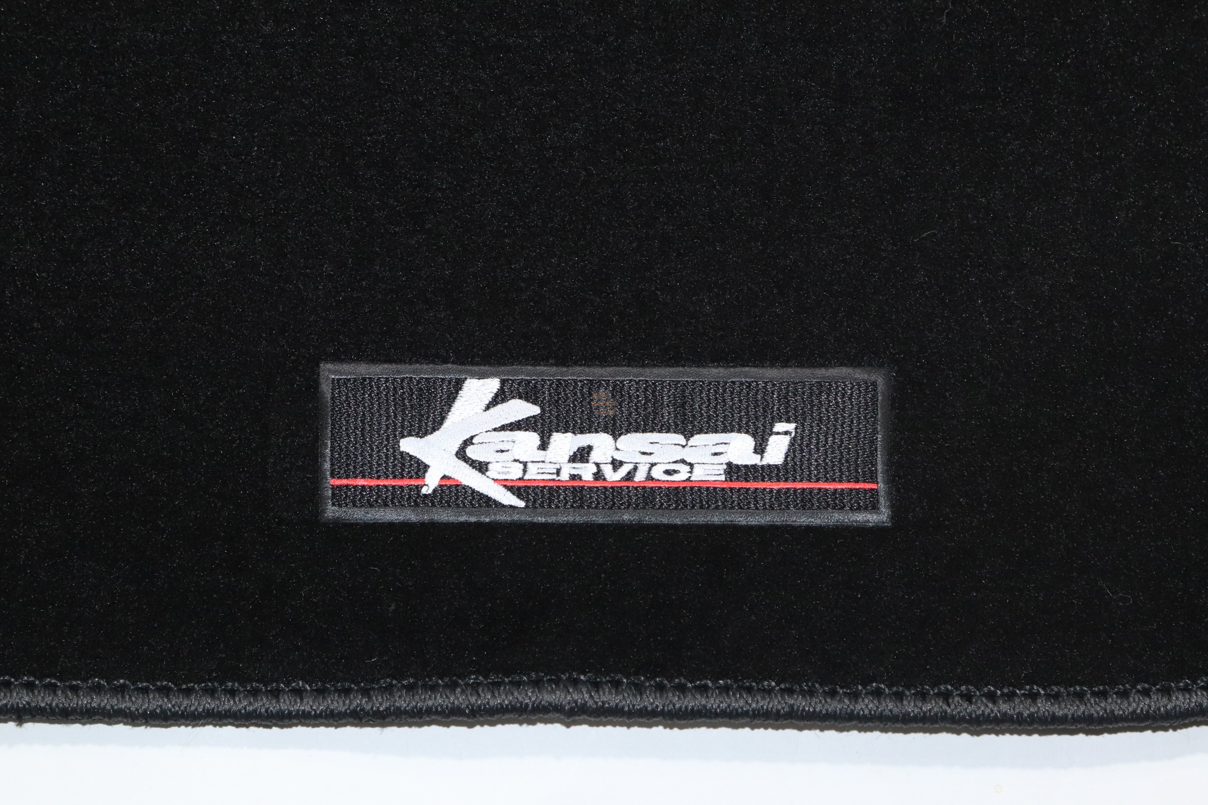 Kansai Service Floor Mat Set Front and Rear Black Stitch - GDB