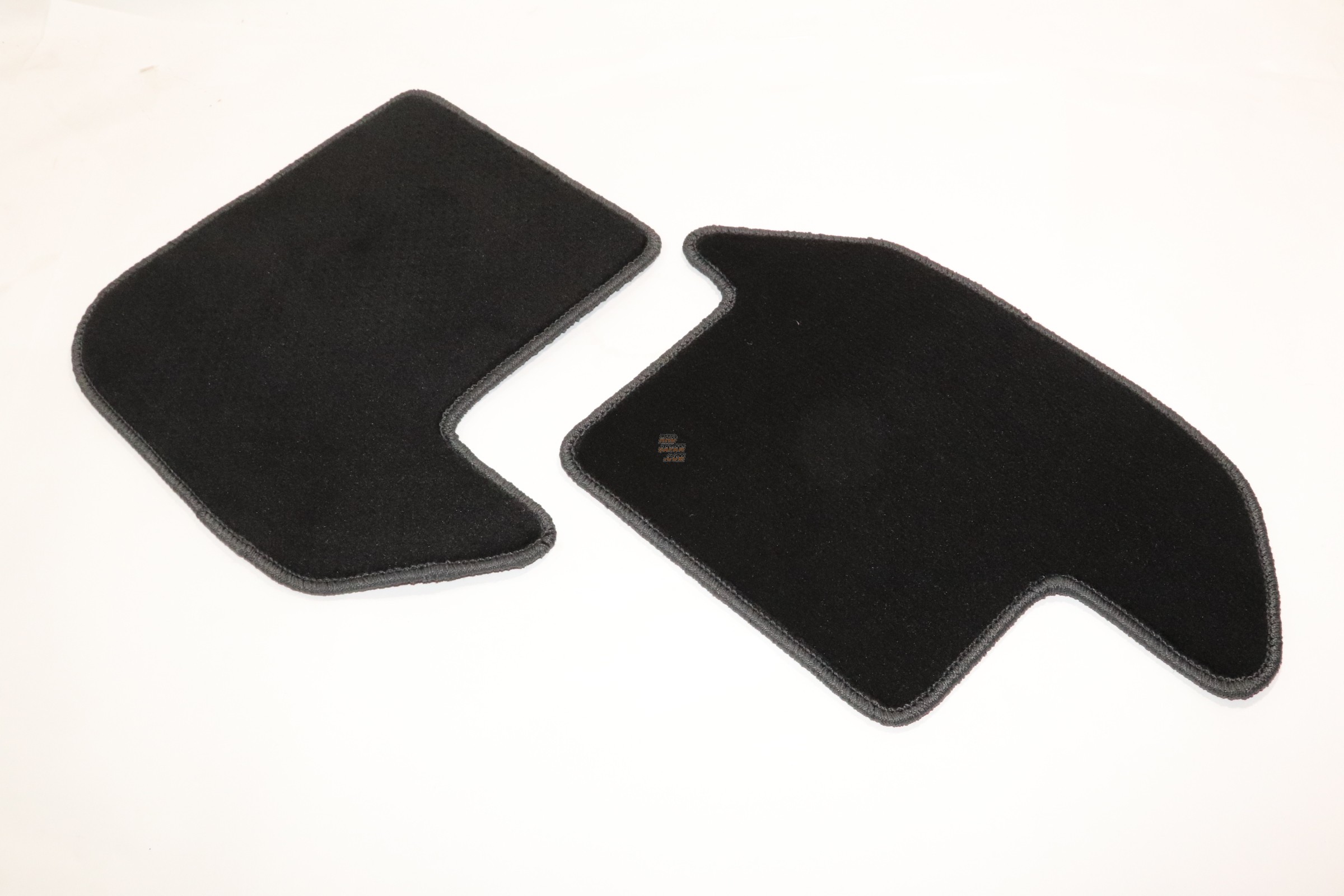 Kansai Service Floor Mat Set Front and Rear Black Stitch - R35 RHD