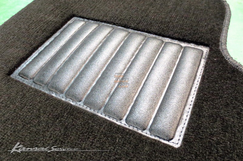 Kansai Service Floor Mat Set Front and Rear Red Stitch - Levorg VM4 VMG WRX S4 WRX STi VAB