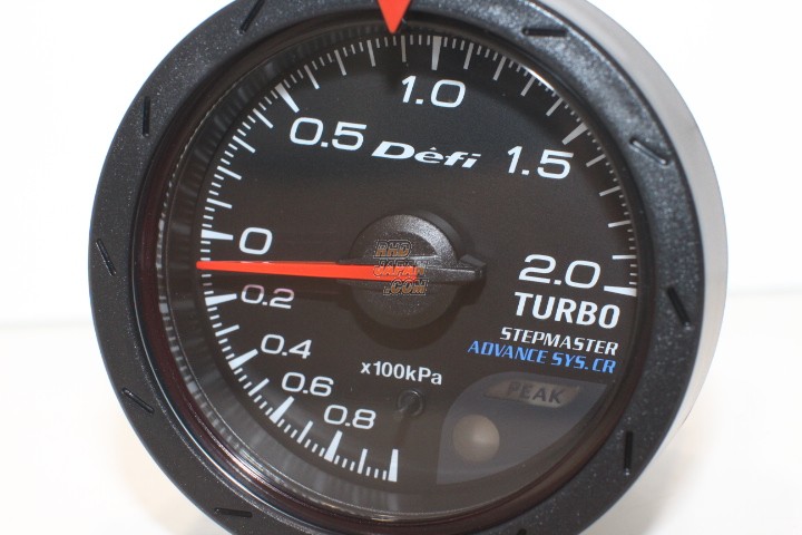 Defi Link Advance CR Turbo Boost Gauge 52mm - Black 2.0