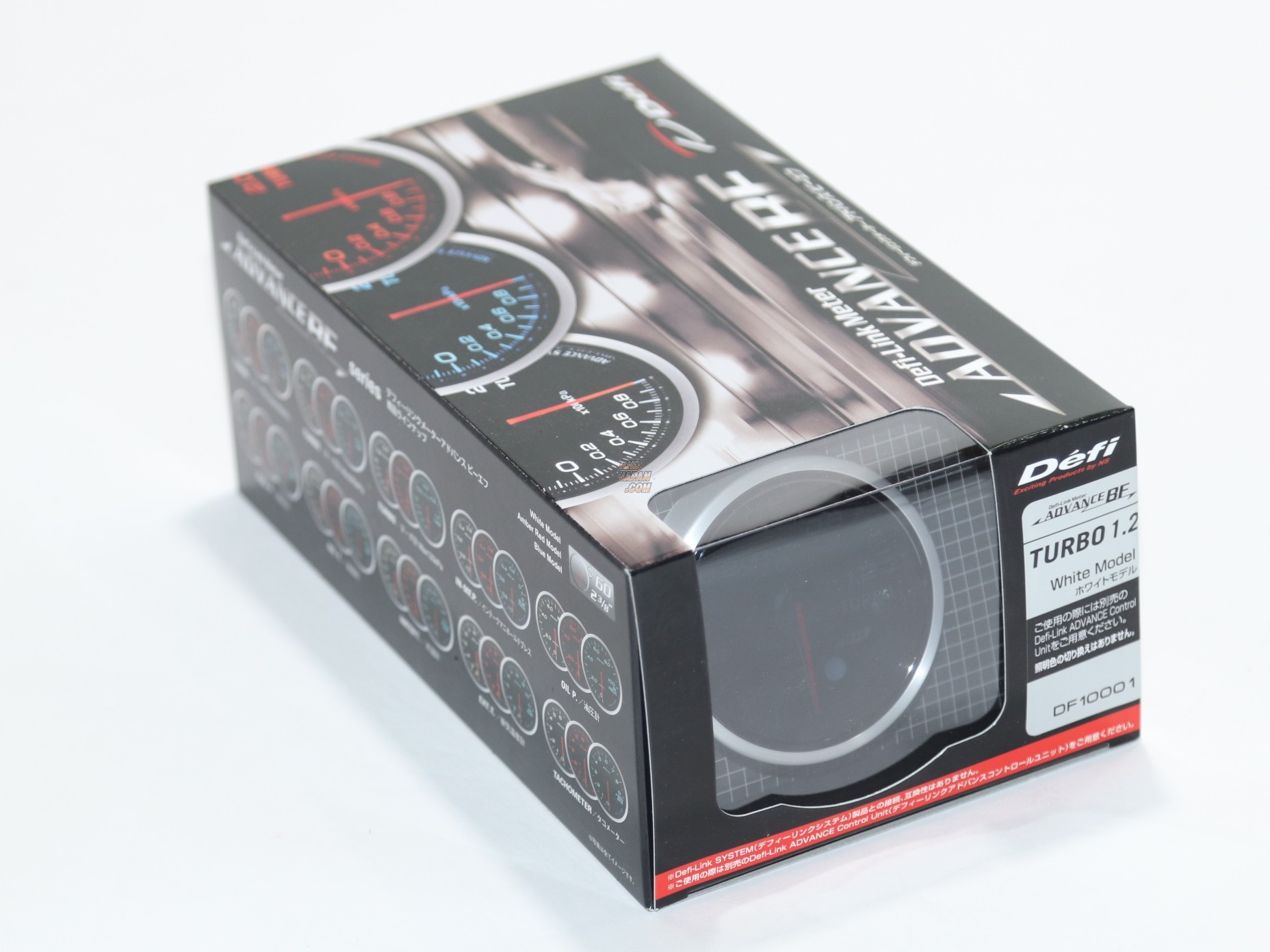 Defi Link Advance BF Turbo Gauge Boost Meter 60mm - White