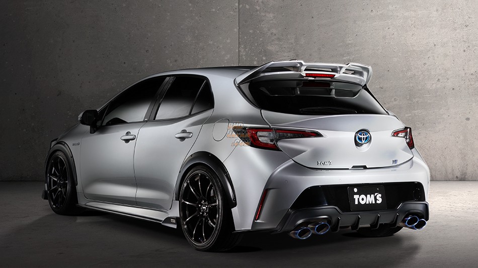 TOM's Over Fender Set ABS Attitude Black Mica - Corolla Sport ZWE211H ZWE213H NRE210H NRE214H