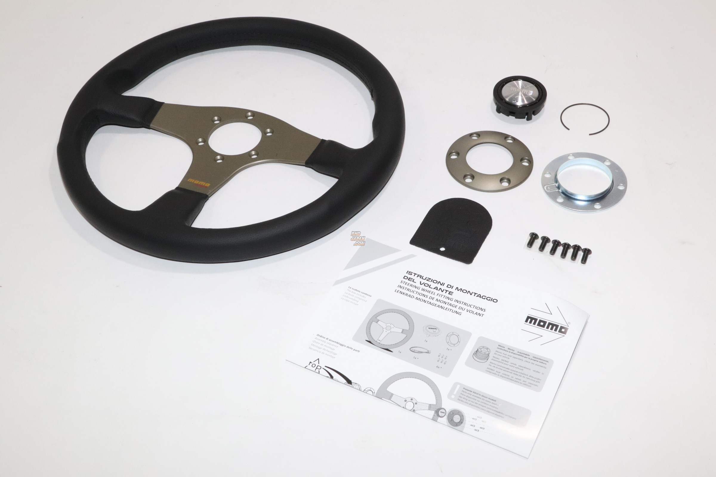 MOMO Tuner Steering Wheel 350mm - Anthracite - RHDJapan
