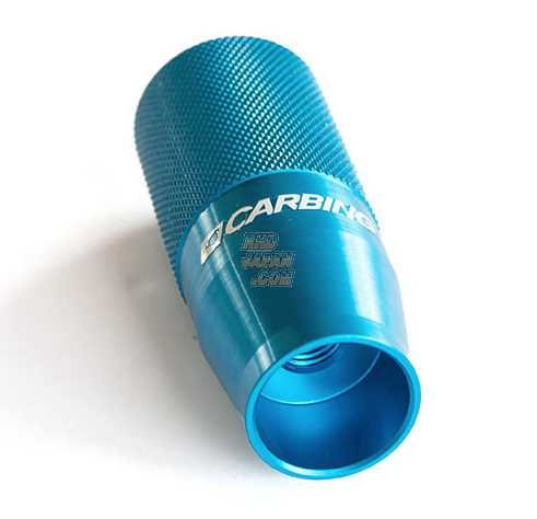 Carbing Aluminum High Grip Shift Knob - Aqua Blue - JHPUSA