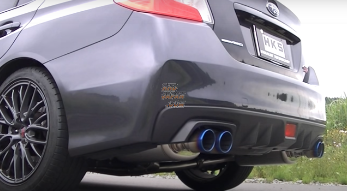 HKS Super Turbo Muffler Exhaust System Ti-1 Titan Tail - WRX