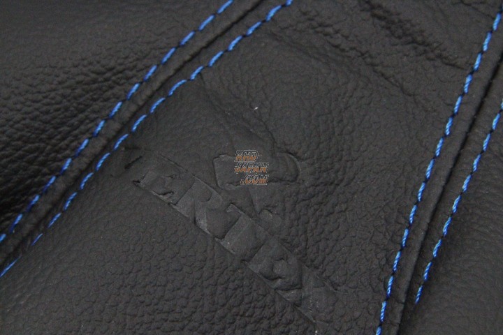 Car Make T&E Vertex Leather Shift Boot Black Blue - FD3S