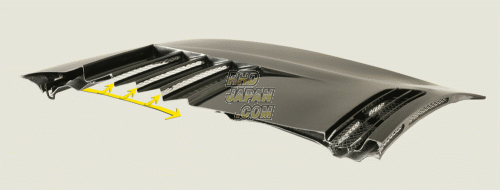 D-Max D1 Spec Bonnet Cooling Hood Black Carbon Fiber - S13 PS13