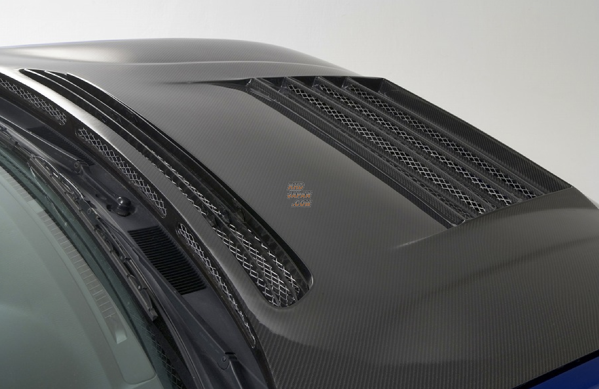 D-Max D1 Spec Bonnet Cooling Hood Black Carbon Fiber - S13 PS13